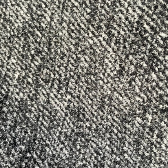 Cole Haan Wool Blend Gray Tweed Classic Lined Coat Womens 2 Pockets Funnel Neck - Picture 8 of 12